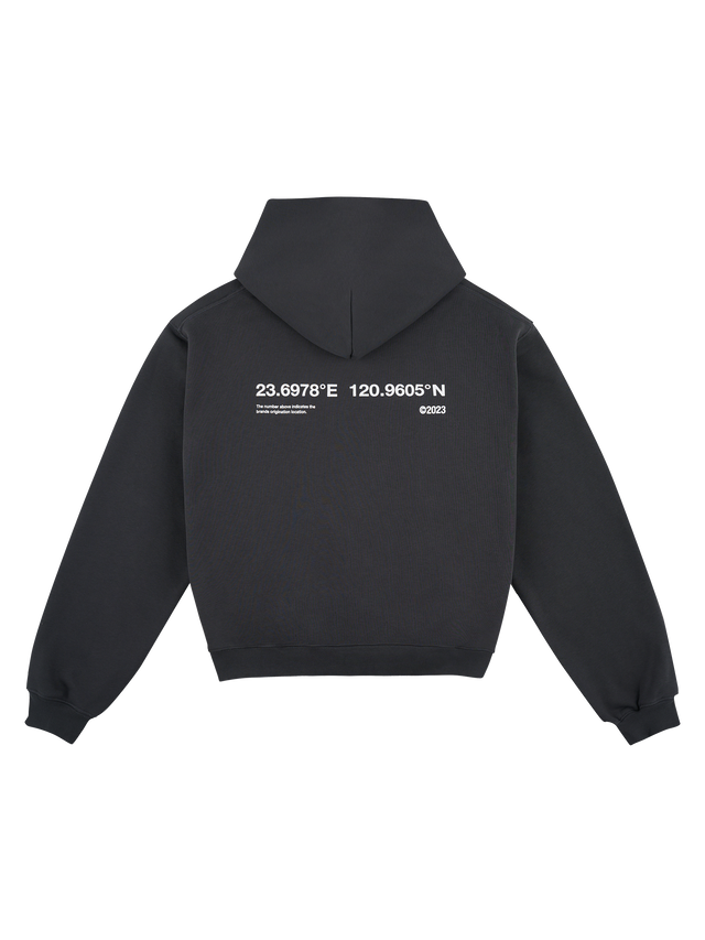 CAVIAR GRAY COORDINATE FLEECE HOODIE