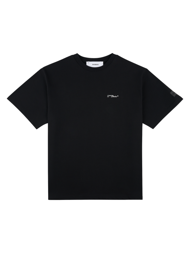 SIGNATURE BLACK CMPB. LOGO T-SHIRT - CONCRETE