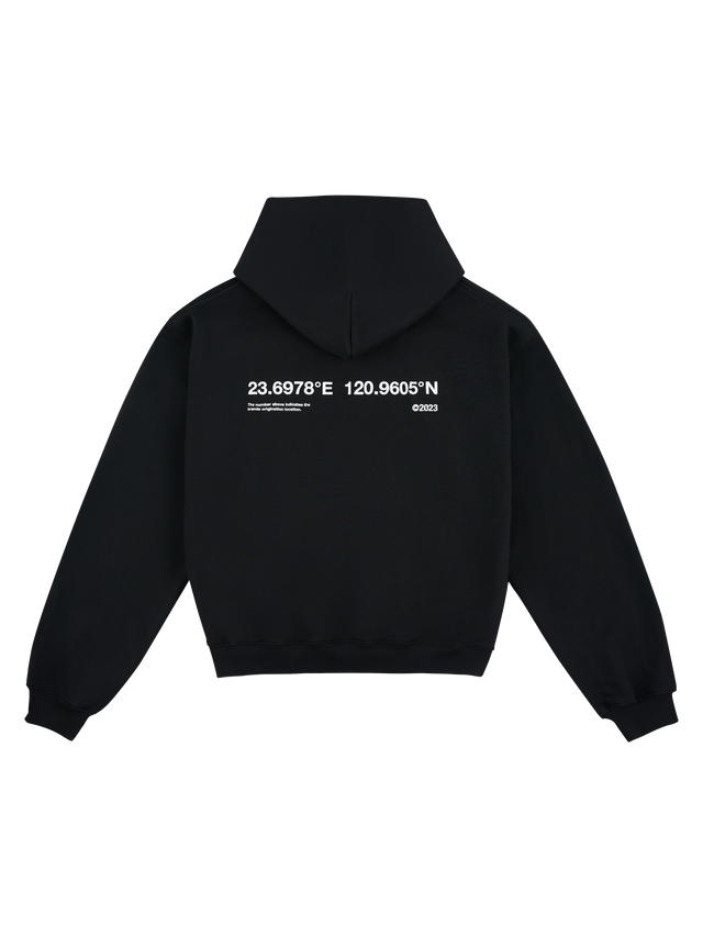 SIGNATURE BLACK COORDINATE FLEECE HOODIE