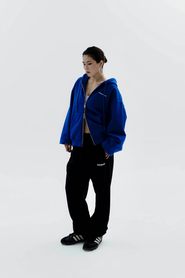 PLAYFUL TRIO LOGO ZIPPER FLEECE JACKET