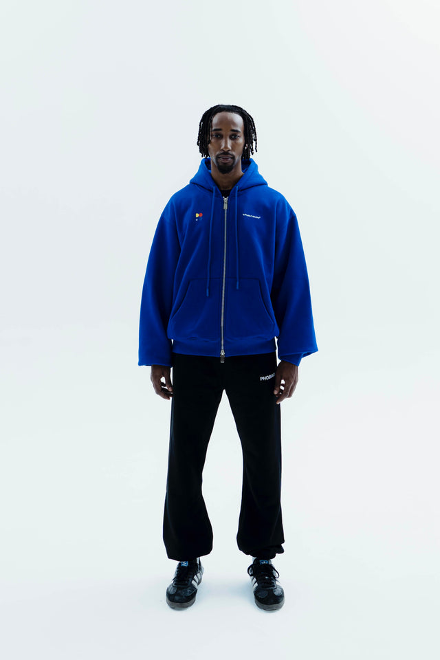 PLAYFUL TRIO LOGO ZIPPER FLEECE JACKET