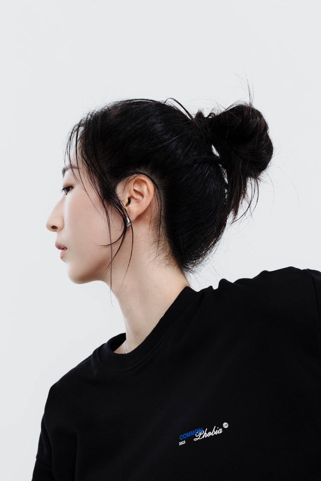 SIGNATURE BLACK CMPB. LOGO T-SHIRT - SAPPHIRE