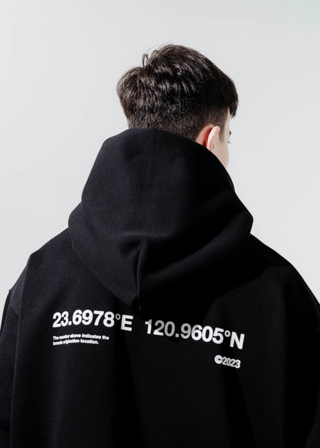 SIGNATURE BLACK COORDINATE FLEECE HOODIE