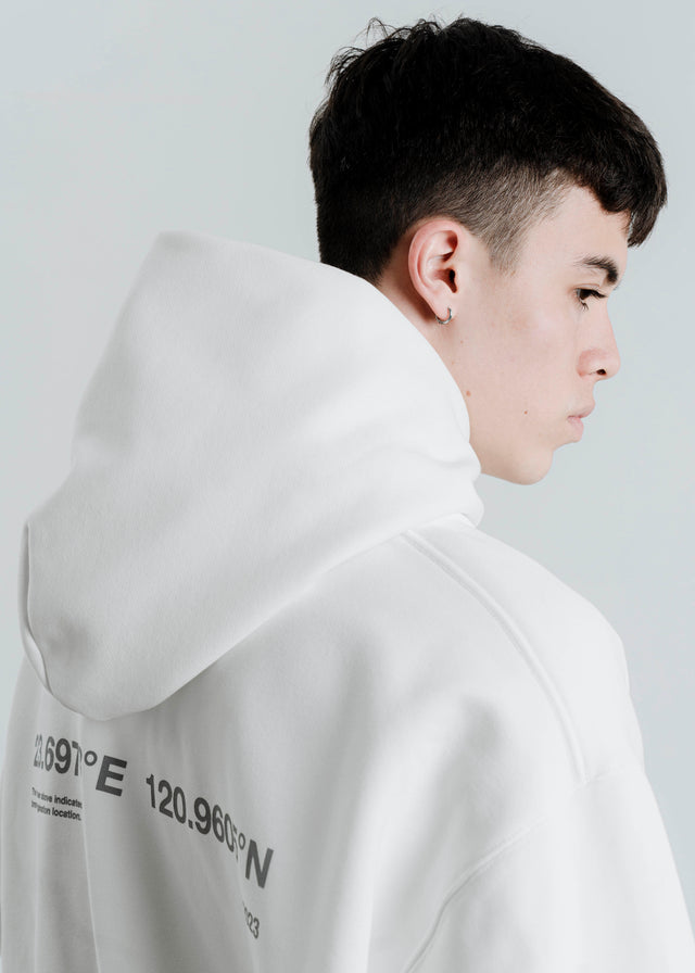 BLANC DE BLANC COORDINATE FLEECE HOODIE