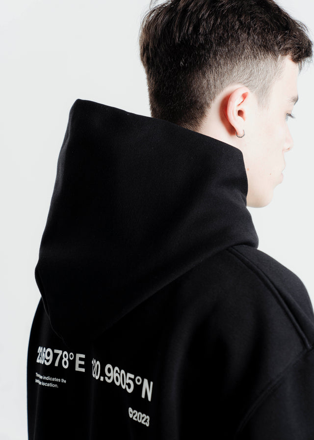 SIGNATURE BLACK COORDINATE FLEECE HOODIE