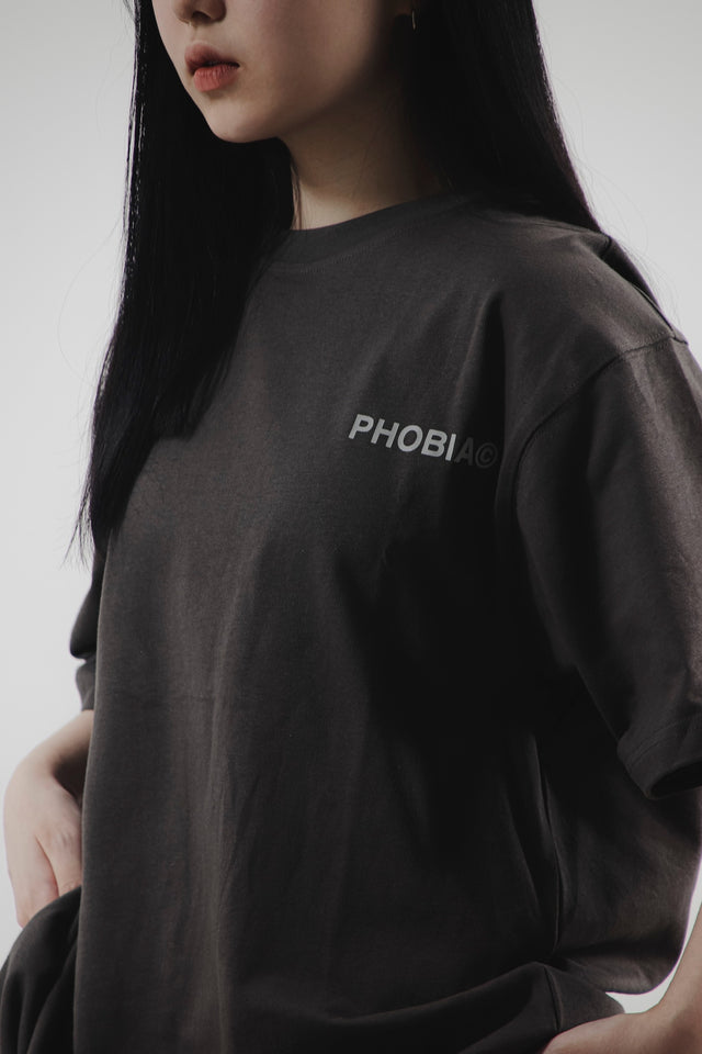 SHADOW GRAY PREMIUM LOGO T-SHIRT