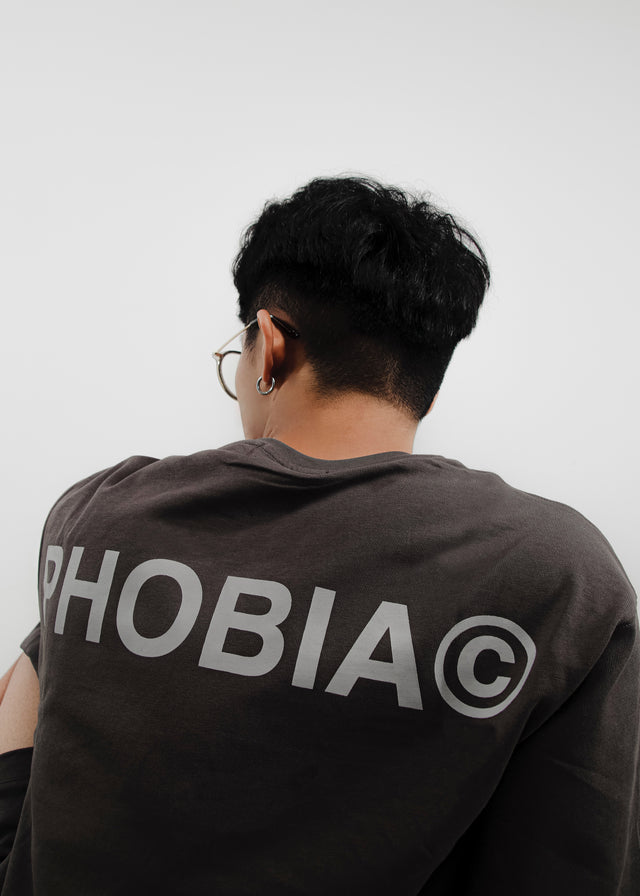 SHADOW GRAY PREMIUM LOGO T-SHIRT