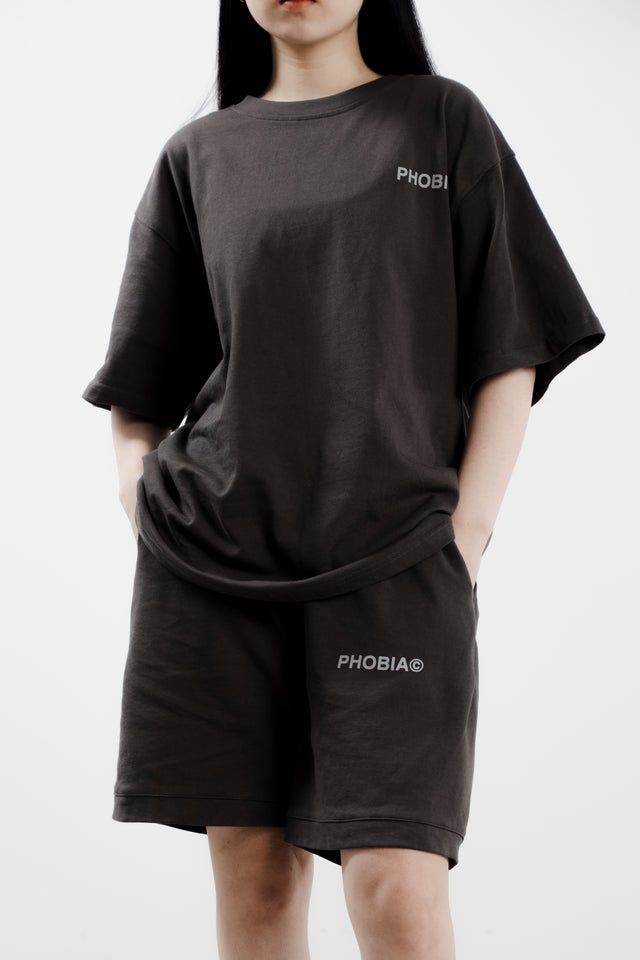 SHADOW GRAY PREMIUM LOGO T-SHIRT