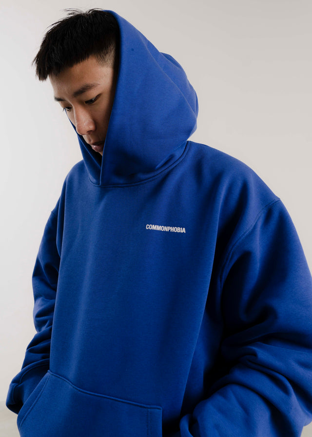 SAPPHIRE BLUE FLEECE HOODIE