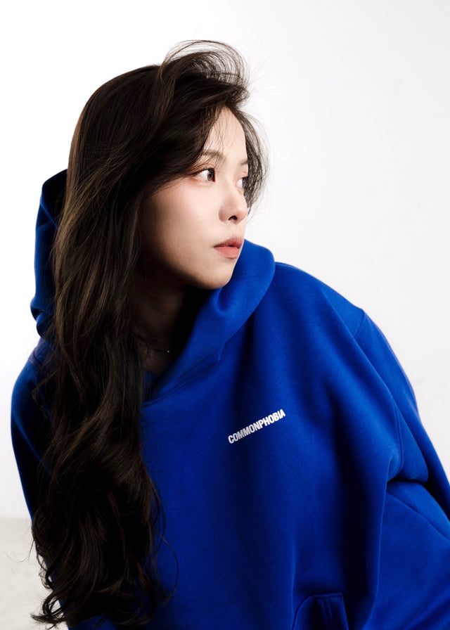 SAPPHIRE BLUE FLEECE HOODIE