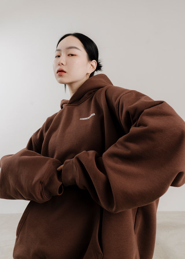 SHEDUA BROWN FLEECE HOODIE