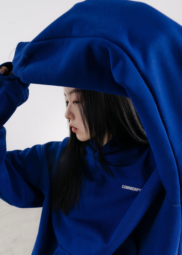 SAPPHIRE BLUE FLEECE HOODIE